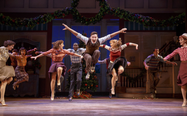 Members of the cast of Holiday Inn perform choreography by Denis Jones.