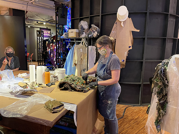Margaret Peot at work 